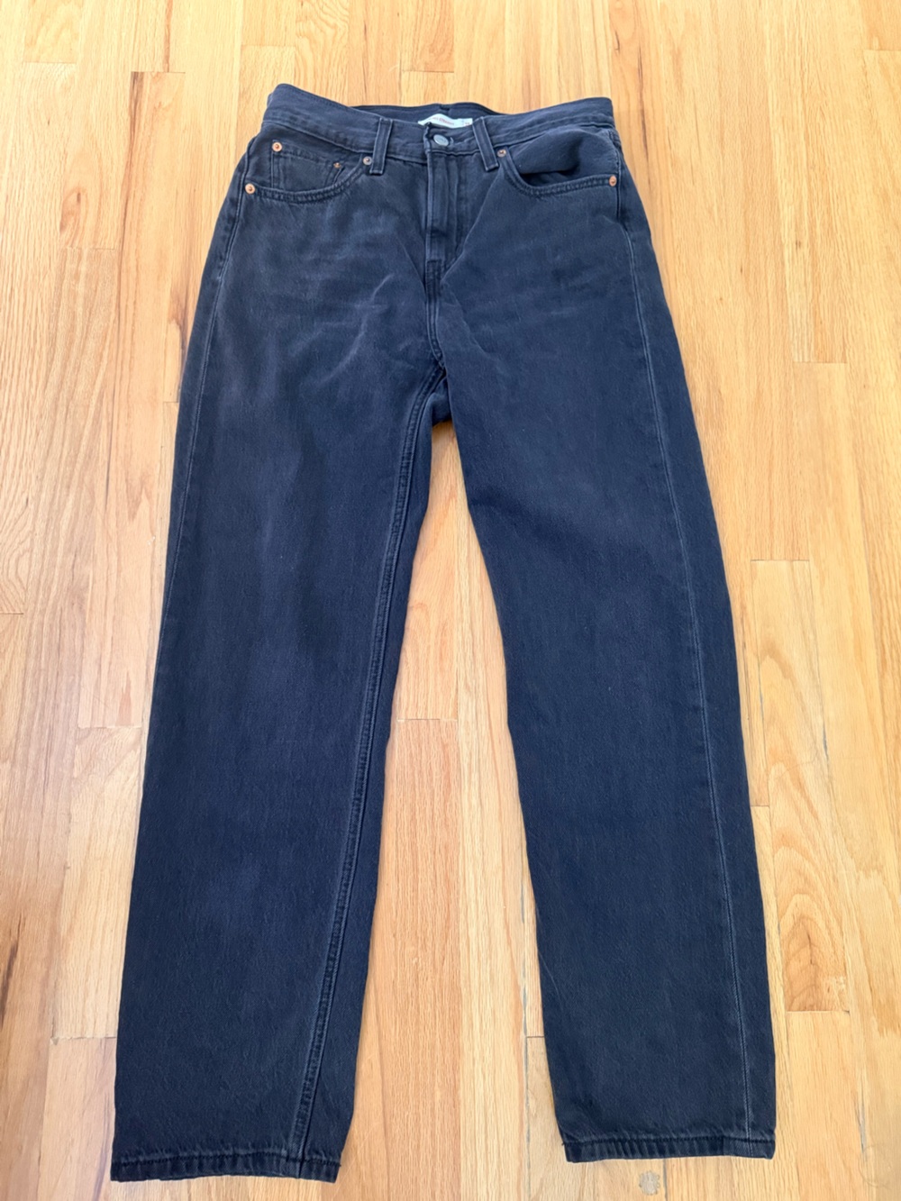 Levi's Deep Charcoal Straight Leg Jeans